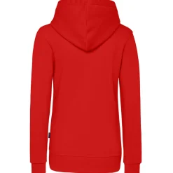Frauen Kontrast Kapuzen-Sweatjacke in Übergröße - Fair4All