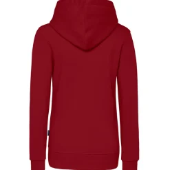 Frauen Kontrast Kapuzen-Sweatjacke in Übergröße - Fair4All