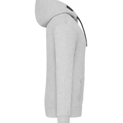 Frauen Kontrast Kapuzen-Sweatjacke in Übergröße - Fair4All