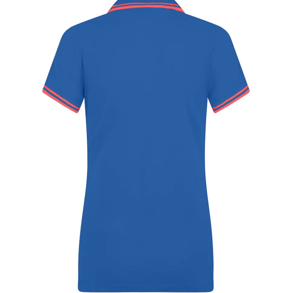 Frauen Kontrast Poloshirt Pasadena