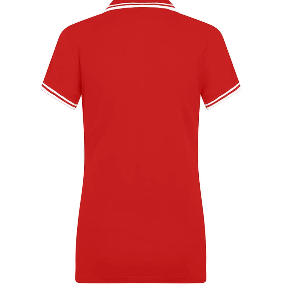Frauen Kontrast Poloshirt Pasadena