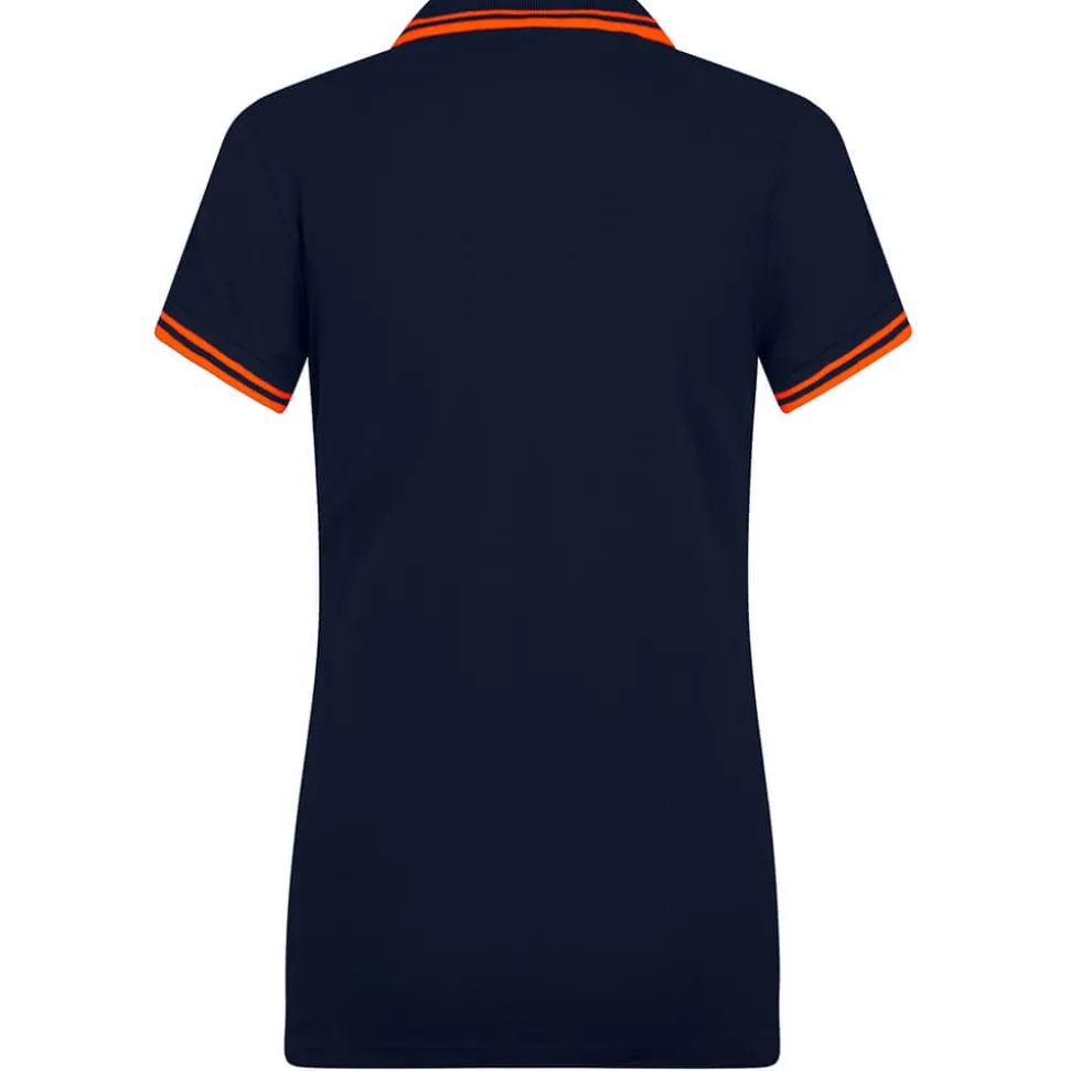 Frauen Kontrast Poloshirt Pasadena