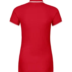Frauen Kontrast Poloshirt Practice