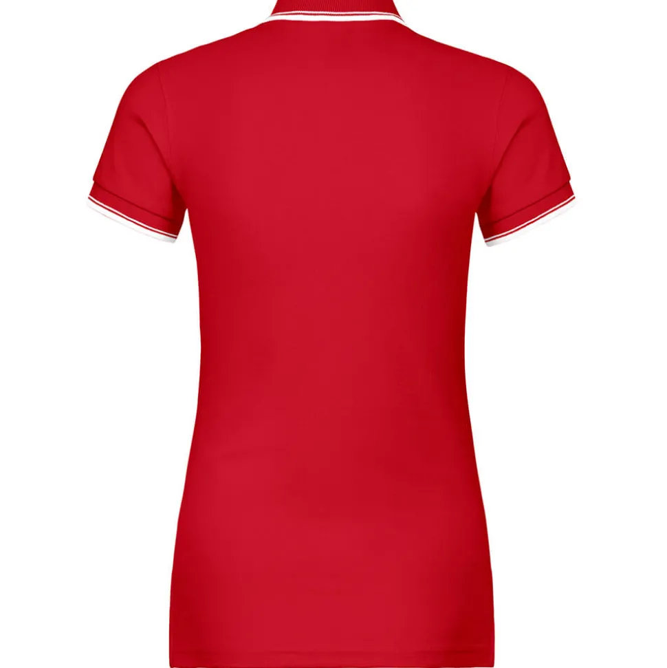 Frauen Kontrast Poloshirt Practice