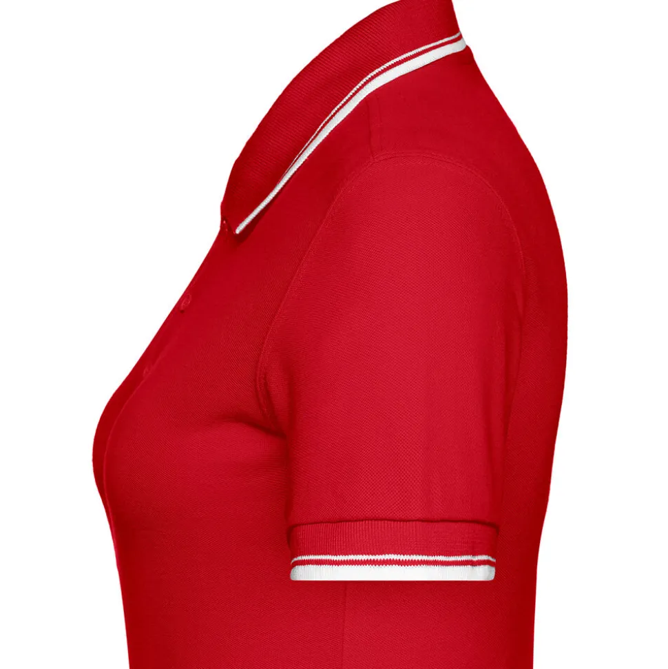 Frauen Kontrast Poloshirt Practice