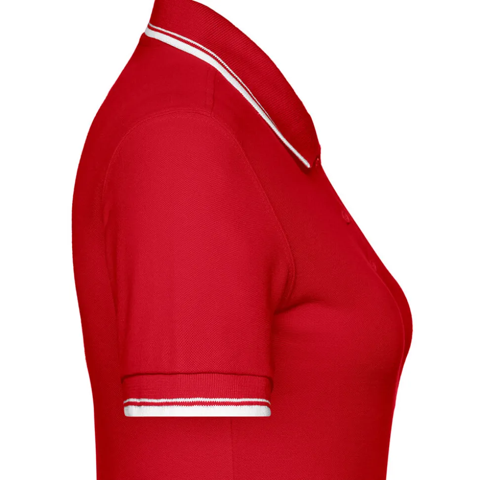 Frauen Kontrast Poloshirt Practice