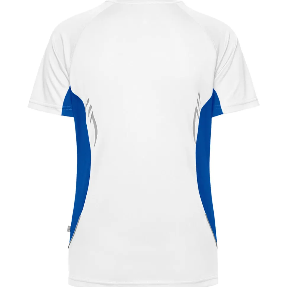 Frauen Kontrast V-Ausschnitt TOPCOOL® Laufshirt