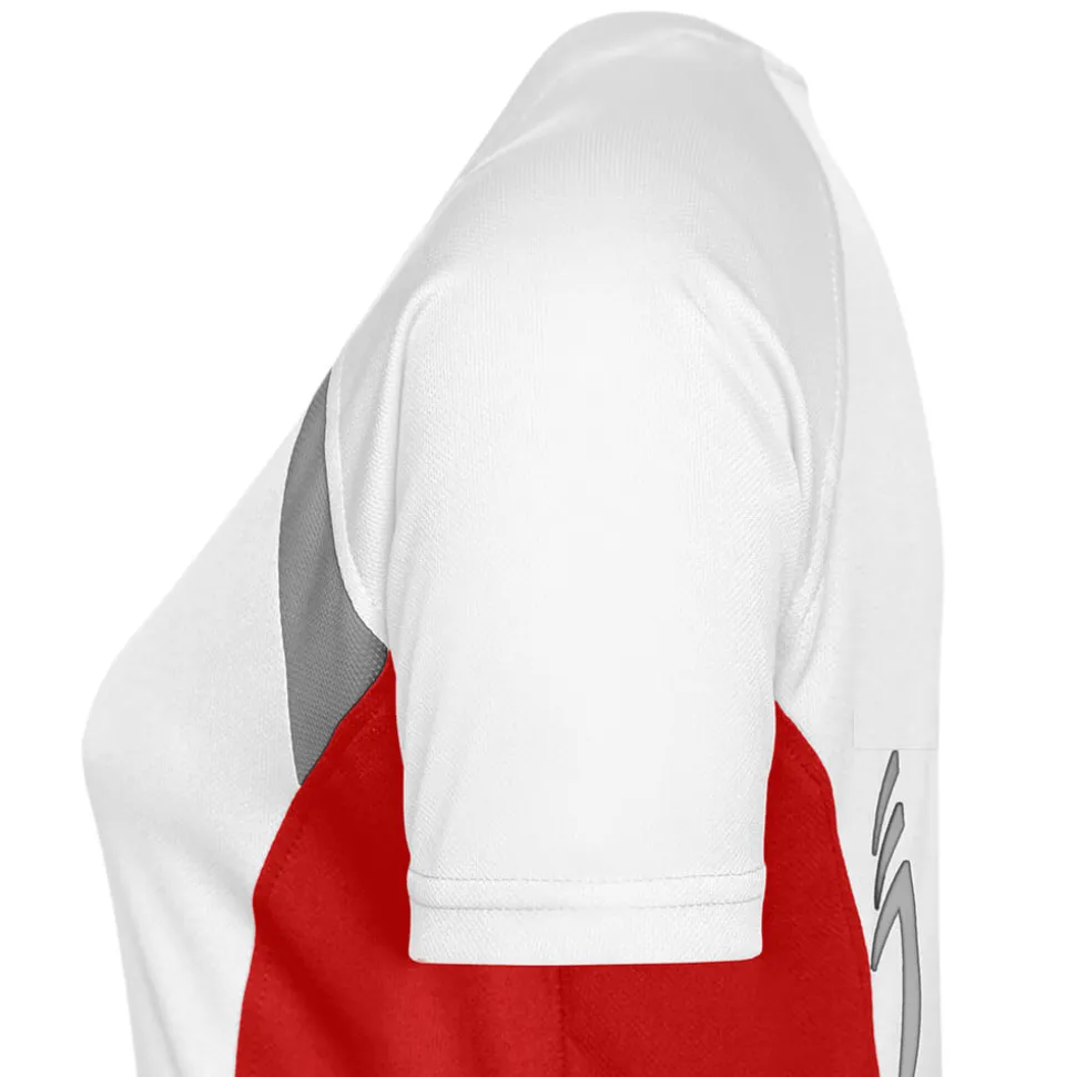 Frauen Kontrast V-Ausschnitt TOPCOOL® Laufshirt