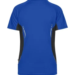 Frauen Kontrast V-Ausschnitt TOPCOOL® Laufshirt