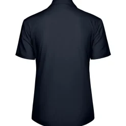 Frauen Kurzarm Popeline-Bluse