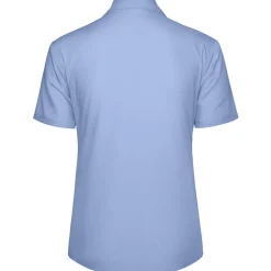 Frauen Kurzarm Popeline-Bluse