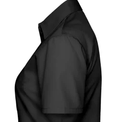 Frauen Kurzarm Popeline-Bluse