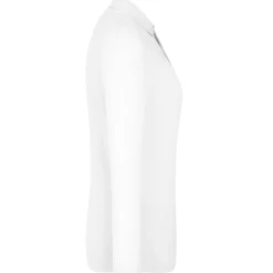 Frauen Langarm Fein-Piqué Poloshirt 210