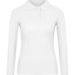 Frauen Langarm Piqué Poloshirt ID.001