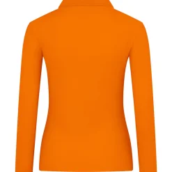Frauen Langarm Piqué Poloshirt ID.001