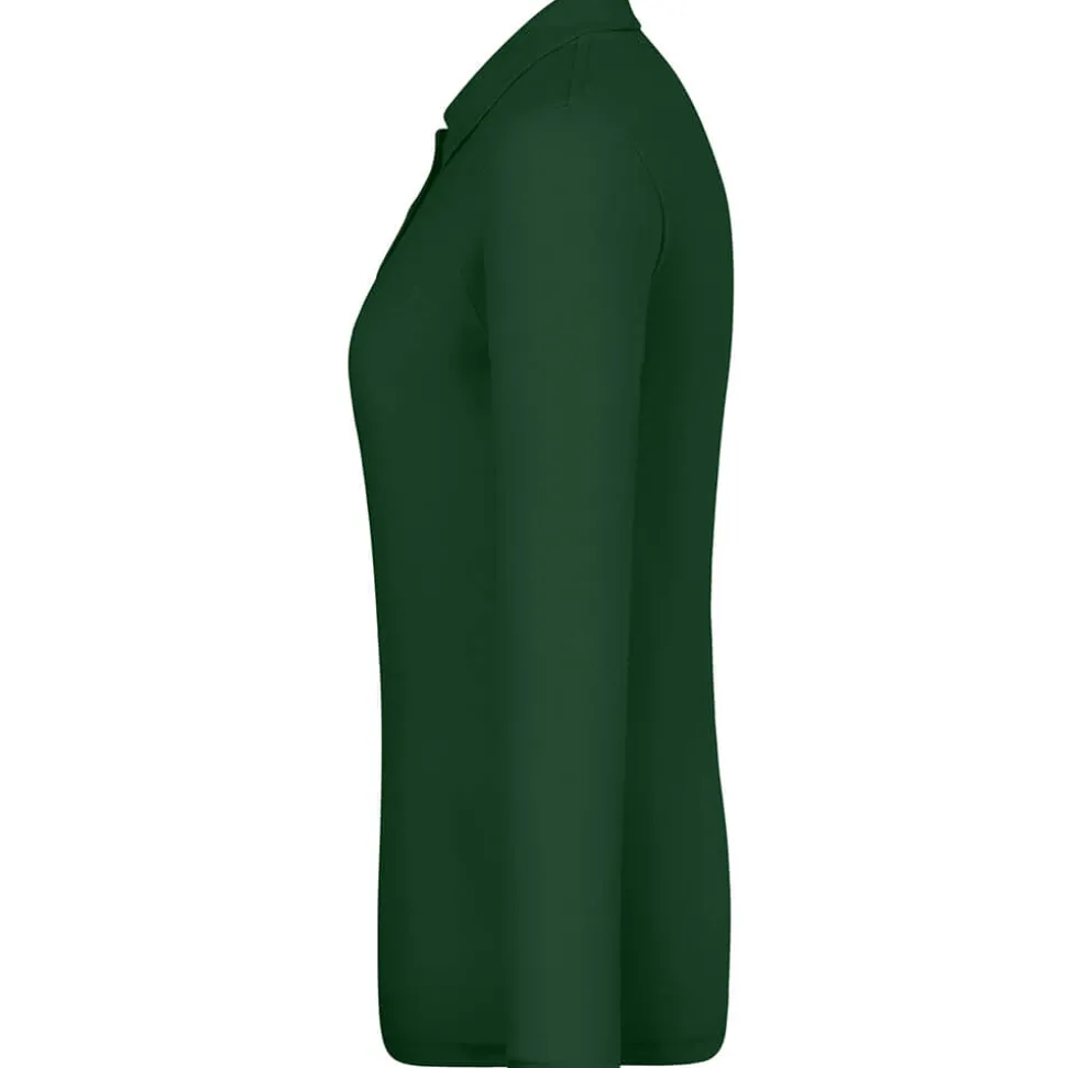 Frauen Langarm Piqué Poloshirt ID.001