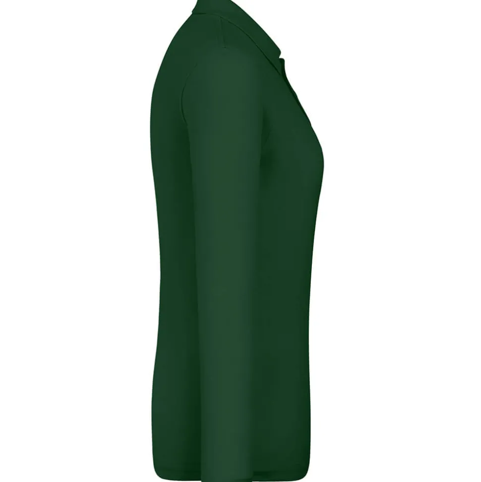 Frauen Langarm Piqué Poloshirt ID.001