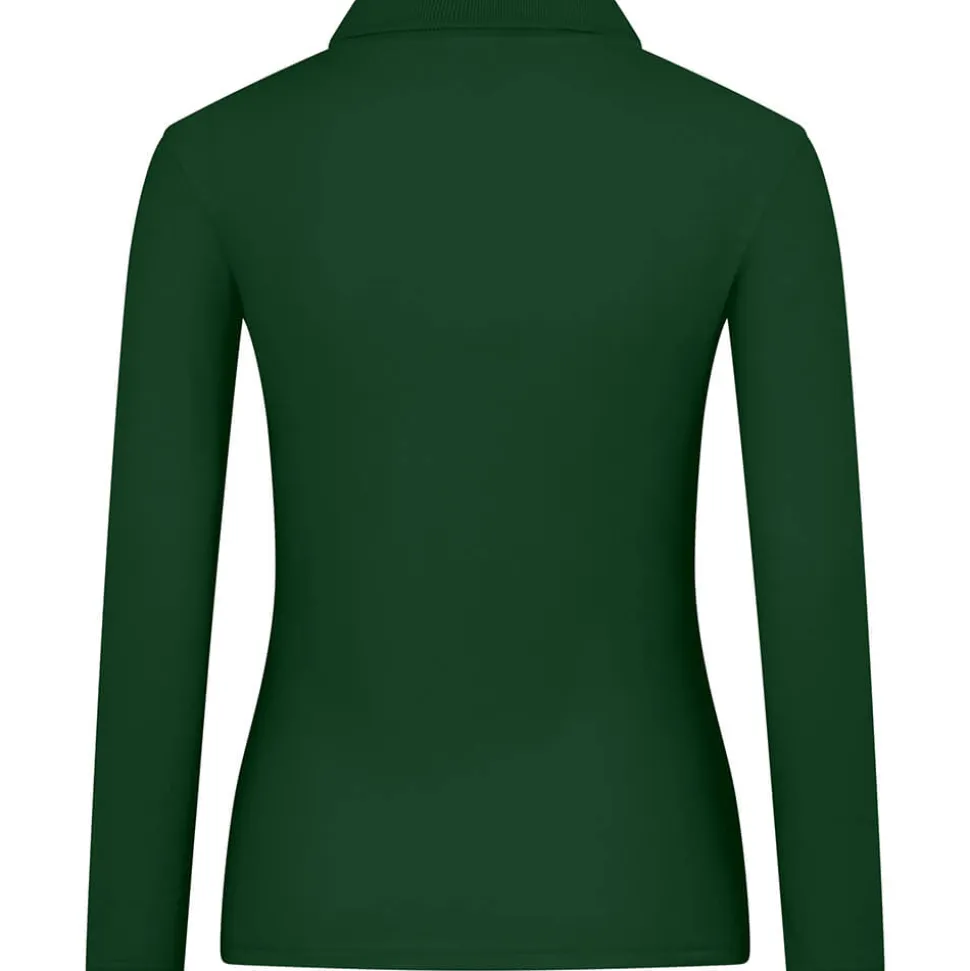 Frauen Langarm Piqué Poloshirt ID.001