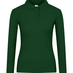 Frauen Langarm Piqué Poloshirt ID.001