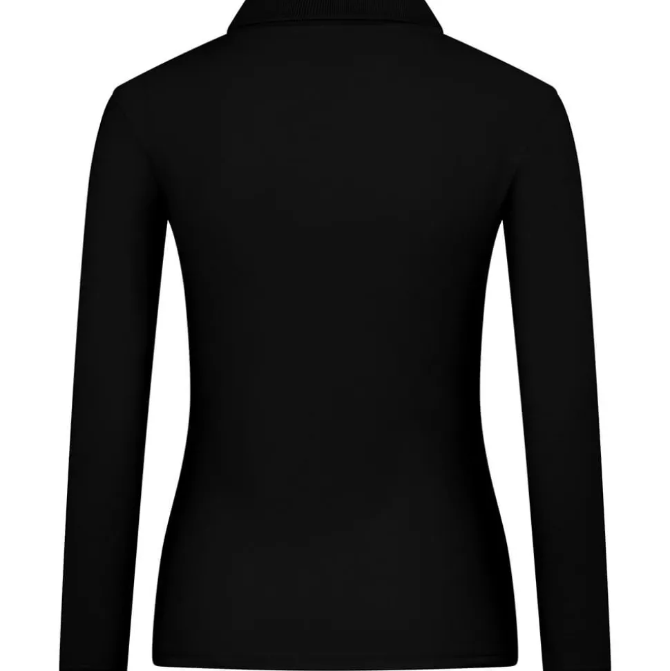 Frauen Langarm Piqué Poloshirt ID.001