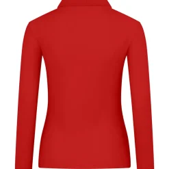 Frauen Langarm Piqué Poloshirt ID.001