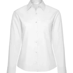 Frauen Langarm Popeline-Bluse