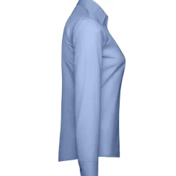 Frauen Langarm Popeline-Bluse