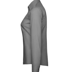 Frauen Langarm Popeline-Bluse