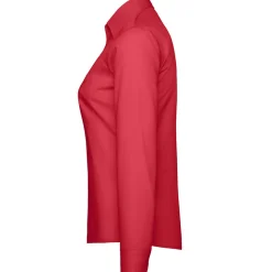 Frauen Langarm Popeline-Bluse