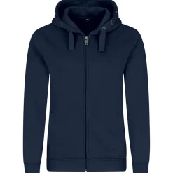 Frauen Premium Kapuzen-Sweatjacke 70/30 Mischgewebe in Übergröße