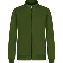Frauen Premium Sweatjacke French Terry 70/30 Mischgewebe