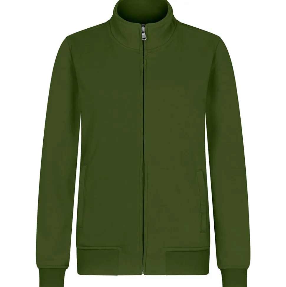 Frauen Premium Sweatjacke French Terry 70/30 Mischgewebe