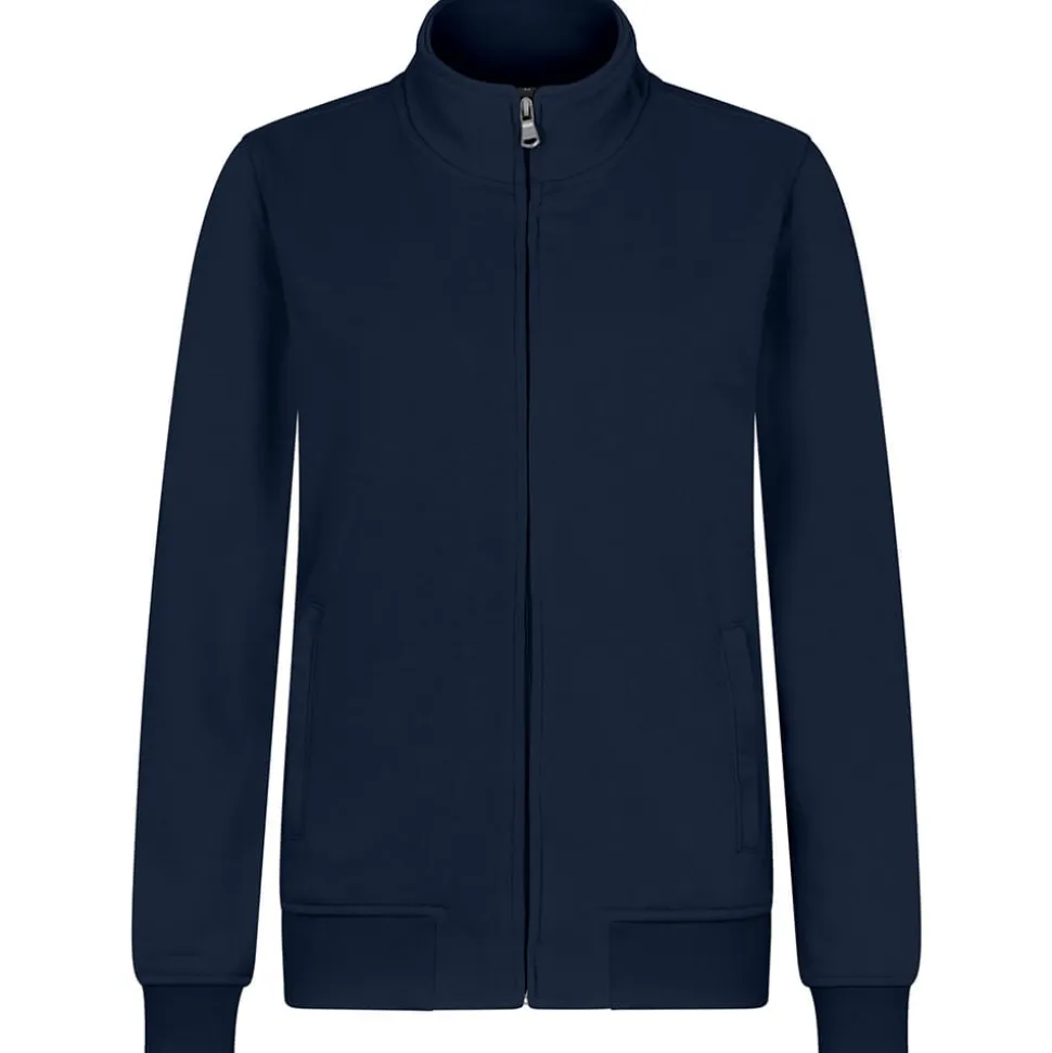 Frauen Premium Sweatjacke French Terry 70/30 Mischgewebe