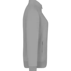 Frauen Premium Sweatjacke French Terry 70/30 Mischgewebe in Übergröße