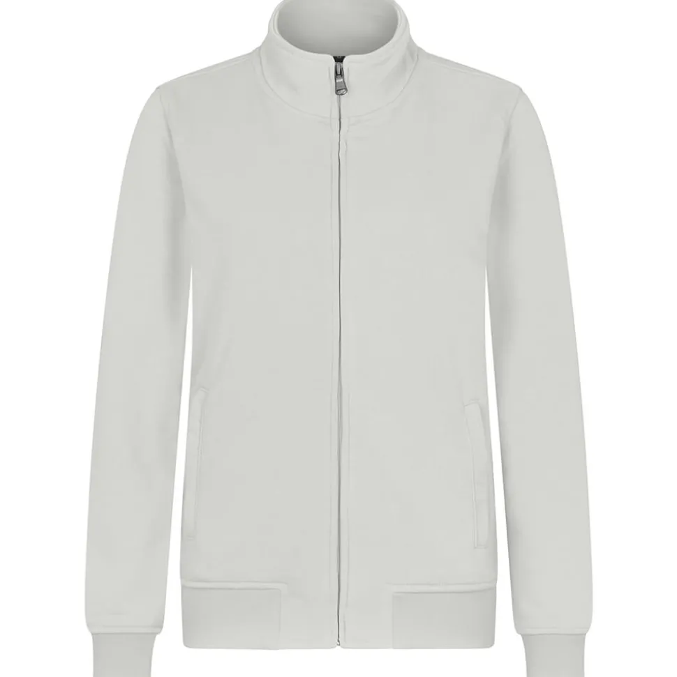 Frauen Premium Sweatjacke French Terry 70/30 Mischgewebe in Übergröße