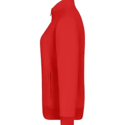 Frauen Premium Sweatjacke French Terry 70/30 Mischgewebe in Übergröße