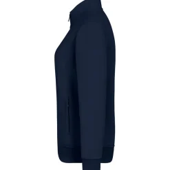 Frauen Premium Sweatjacke French Terry 70/30 Mischgewebe in Übergröße
