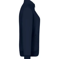 Frauen Premium Sweatjacke French Terry 70/30 Mischgewebe in Übergröße