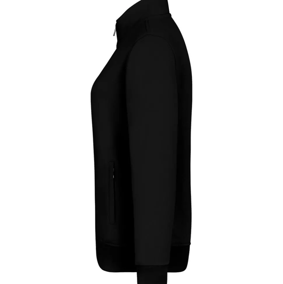 Frauen Premium Sweatjacke French Terry 70/30 Mischgewebe in Übergröße