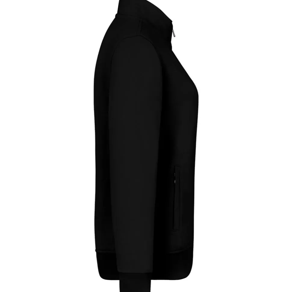 Frauen Premium Sweatjacke French Terry 70/30 Mischgewebe in Übergröße