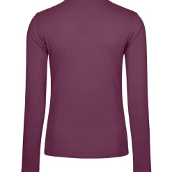 Frauen Rundhals Langarmshirt