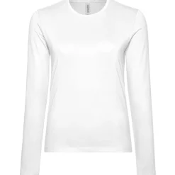Frauen Rundhals Langarmshirt
