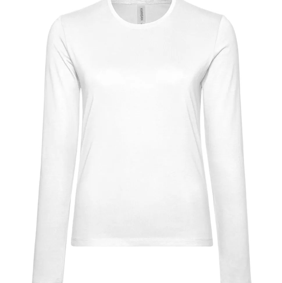 Frauen Rundhals Langarmshirt