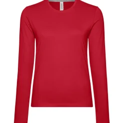 Frauen Rundhals Langarmshirt