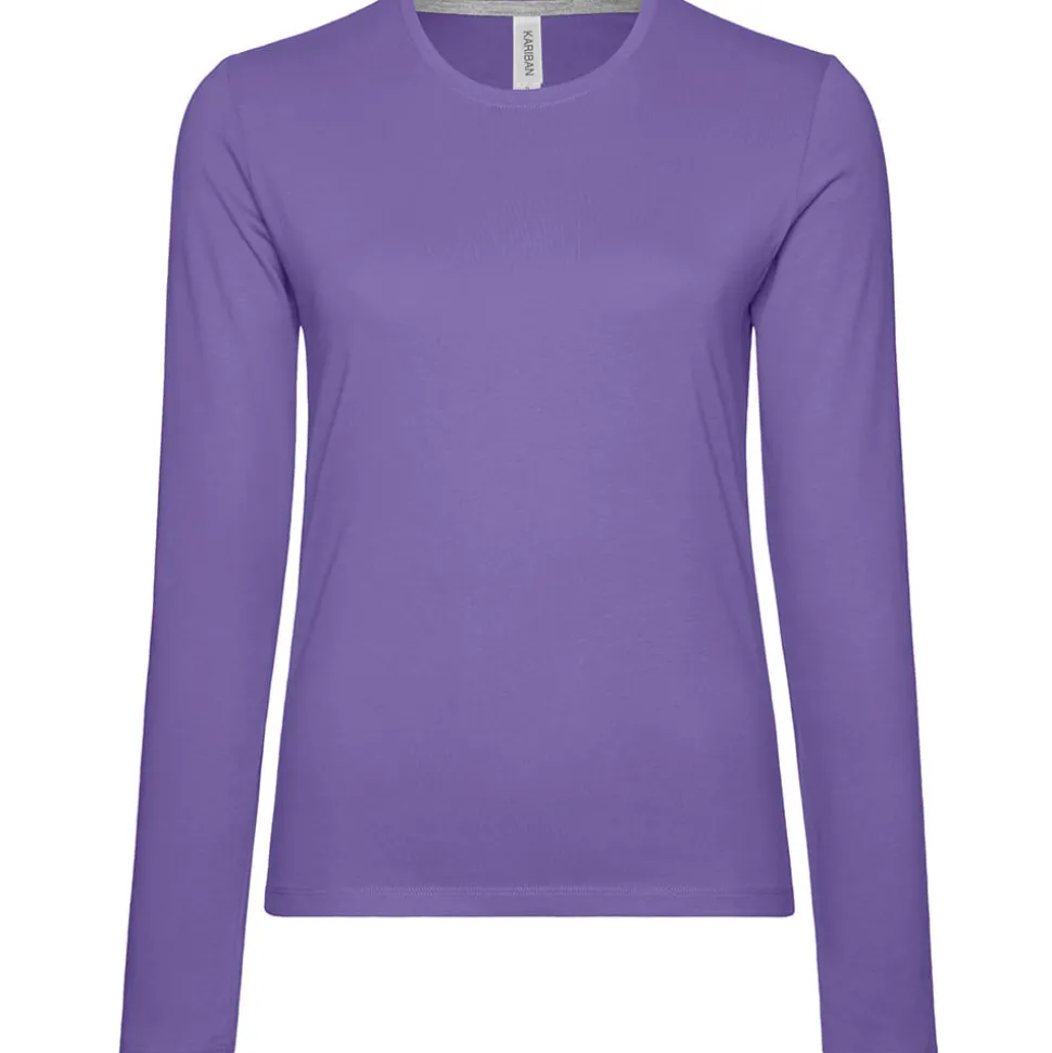 Frauen Rundhals Langarmshirt