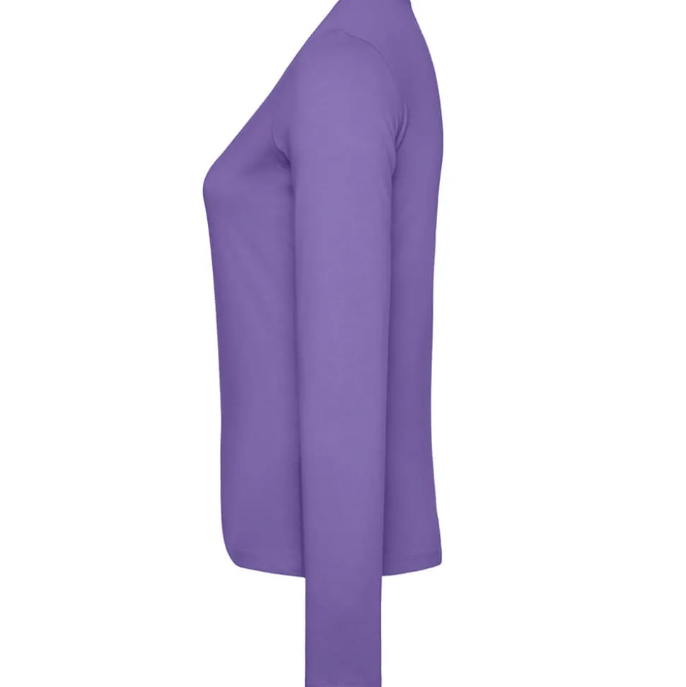 Frauen Rundhals Langarmshirt