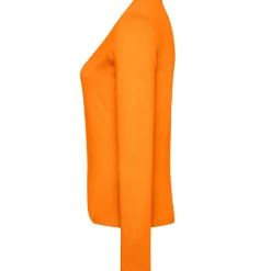 Frauen Rundhals Langarmshirt