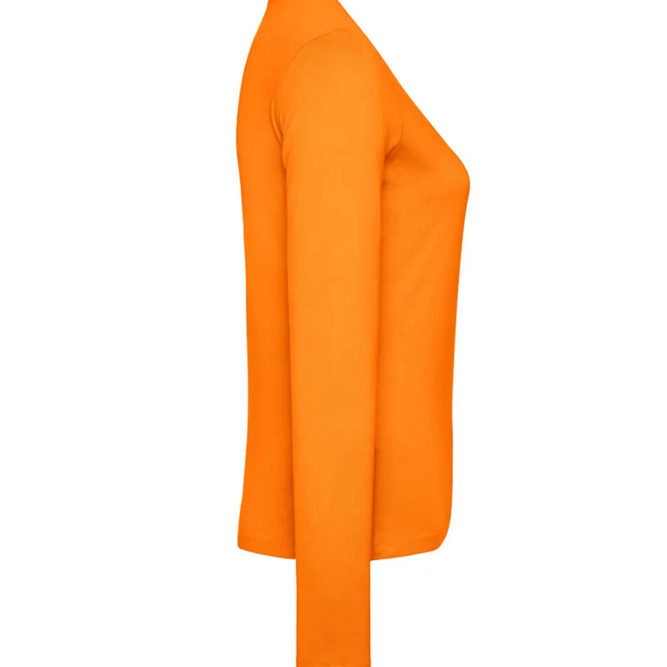 Frauen Rundhals Langarmshirt