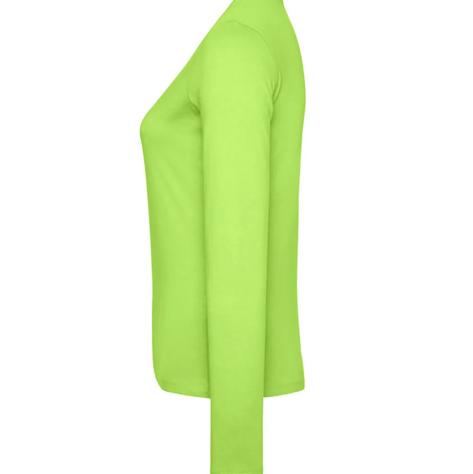 Frauen Rundhals Langarmshirt