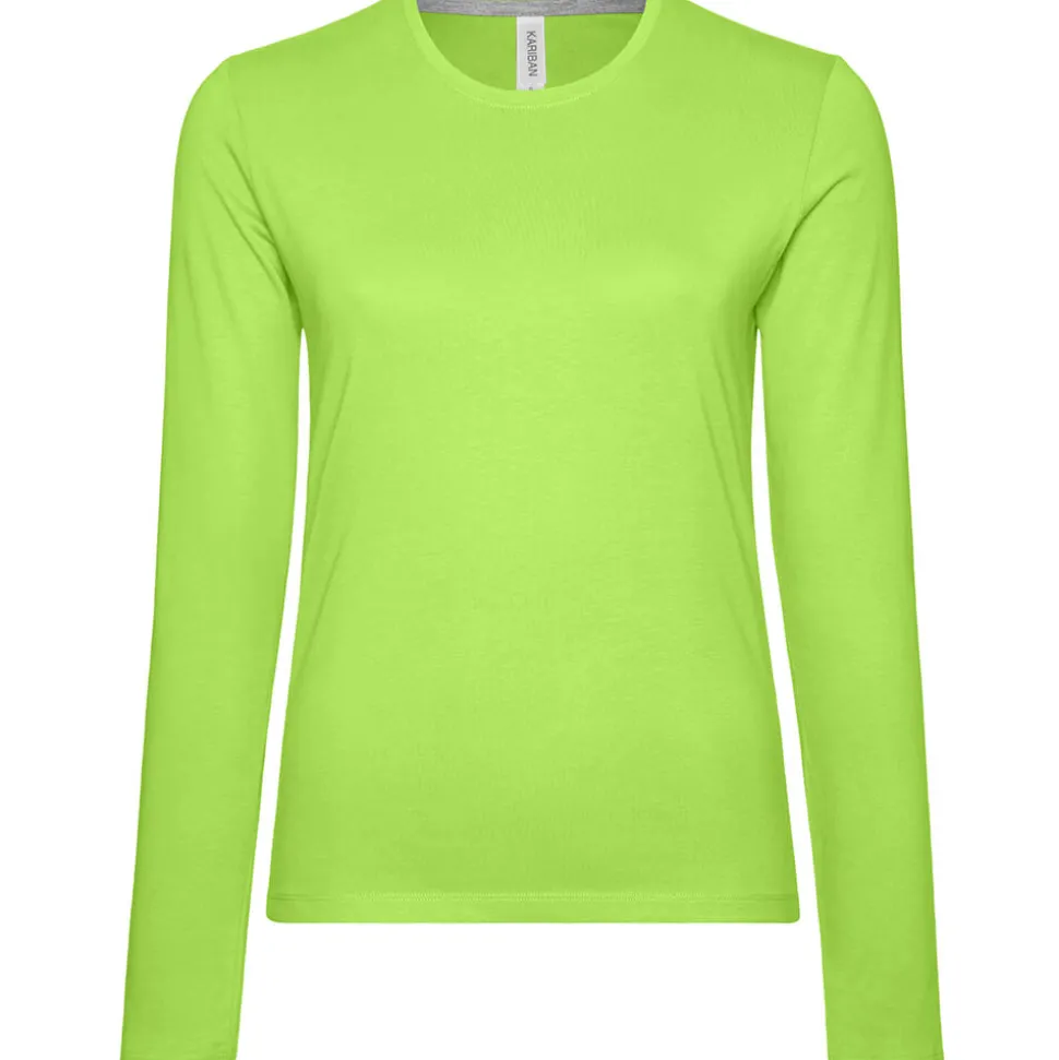 Frauen Rundhals Langarmshirt